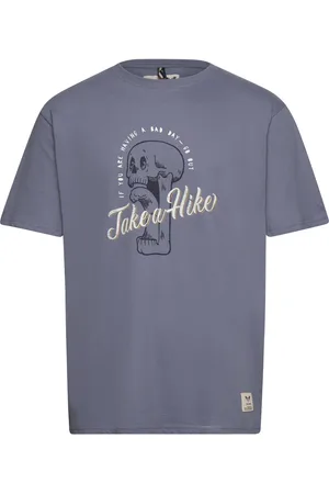 Fat Moose Hike Tee Blue