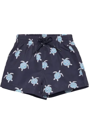 MANGO Turtles Print Swimsuit Navy