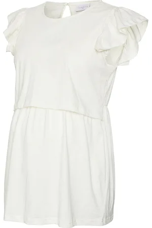 Mama;licious Mlerica June Cap Jrs Top 2F White