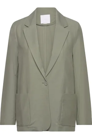 MANGO Pockets Suit Blazer Green