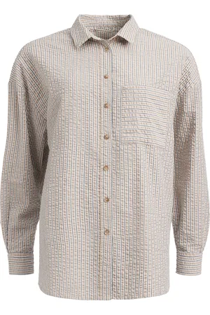 Rethinkit Striped Shirt Pj Beige