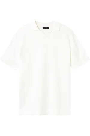 LMTD Nlmhenne Ss Knit Polo White