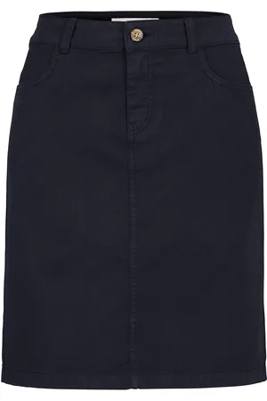 Newhouse Chino Skirt Navy