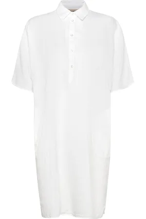 Mos Mosh Mmlowana Linen Dress White