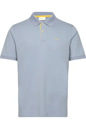 GANT Reg Contrast Pique Ss Polo Blue