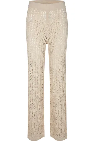 Second Female Elleny Knit Trousers Beige