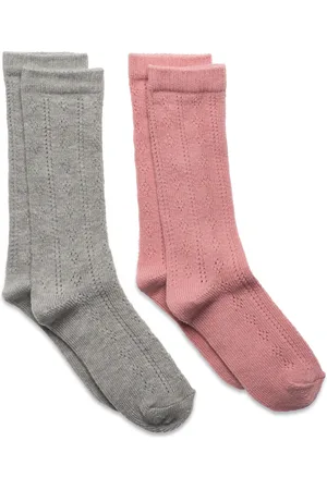 Minymo Knee Socks Pointelle Patterned