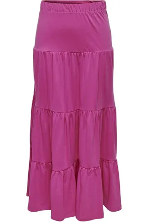 ONLY Onlmay Life Maxi Skirt Jrs Pink