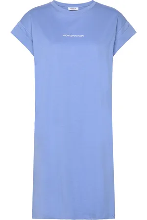 MSCH Mschalvidera Organic Small Logo Dress Blue