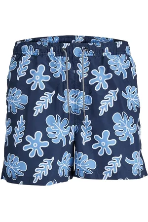 JACK & JONES Jpstfiji Jjswim Aop Ss24 Ly Sn Jack & J S Blue