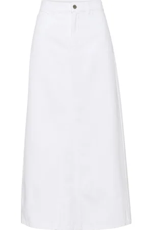 Gestuz Milygz Hw Long Skirt White