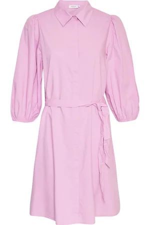 MSCH Mschcedrica Abiella 3/4 Shirt Dress Pink