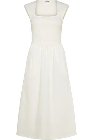 Soaked in Luxury Slsim Phoebe Dress Cream