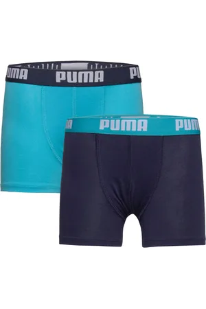 PUMA Boys Basic Boxer 2P Blue