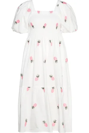 A-View Cheri Fruit Dress White