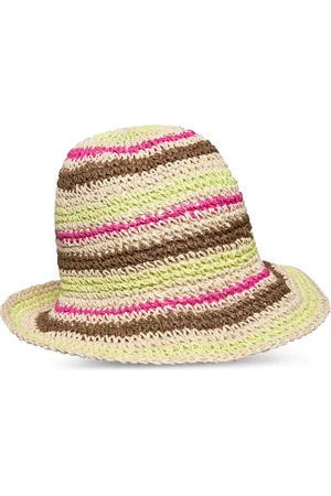 Beck Söndergaard Striped Saverina Straw Hat Patterned