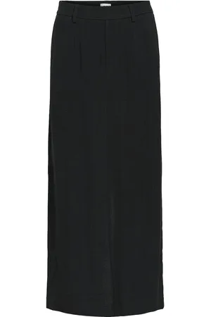 Object Objsanne Re Mw Ankle Skirt Noos Black