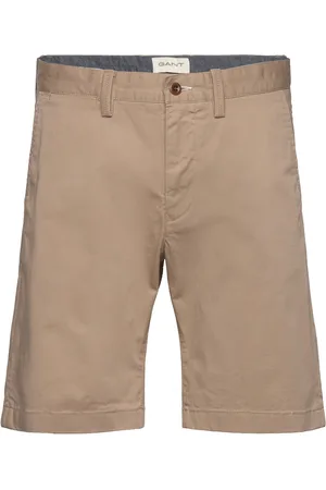 GANT Slim Twill Shorts Beige