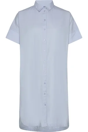SELECTED Slfblair 2/4 Short Shirt Dress Noos Blue