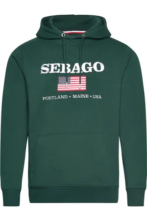 SEBAGO Sam Logo Hoodie Green