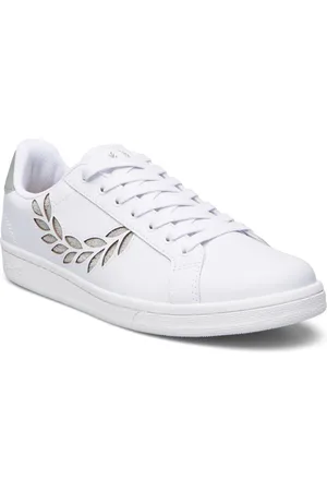 Fred Perry B721 Leather / Branded White