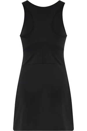GIRLFRIEND COLLECTIVE Dylan Tank Dress, Zip Front Black