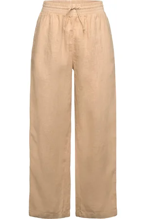 GANT Relaxed Linen Pants Beige