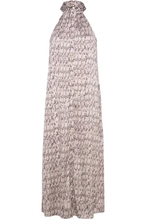 Dante 6 D6Fauve Python Printed Dress Beige