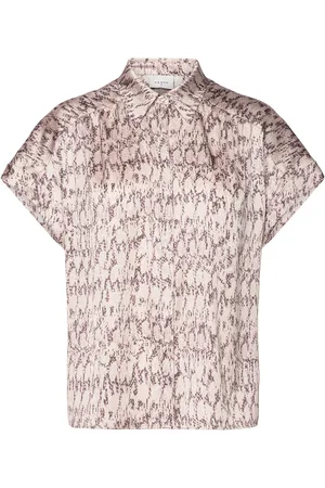 Dante 6 D6Cecily Python Printed Shirt Beige