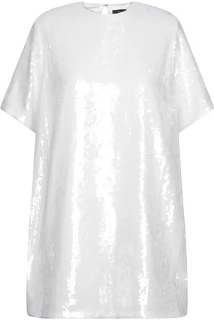 THEORY Os Tee Dress.fluid S White