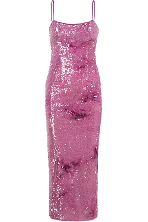 Bardot Infinite Sequin Maxi Dress Pink
