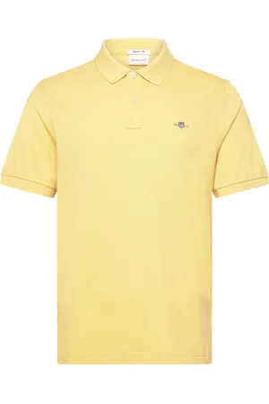 GANT Reg Shield Ss Pique Polo Yellow