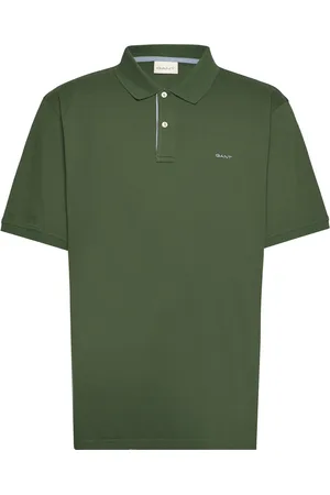 GANT Reg Contrast Pique Ss Polo Green