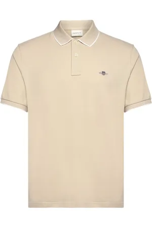 GANT Framed Tipping Ss Polo Beige