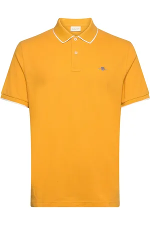 GANT Framed Tipping Ss Polo Yellow