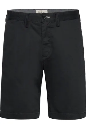 GANT Slim Twill Shorts Black