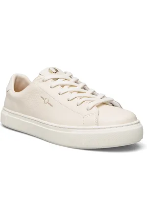 Fred Perry B71 Textured Lthr/Nubuck Cream