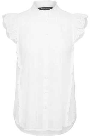 Bruuns Bazaar Carpinusbbpleat Shirt White