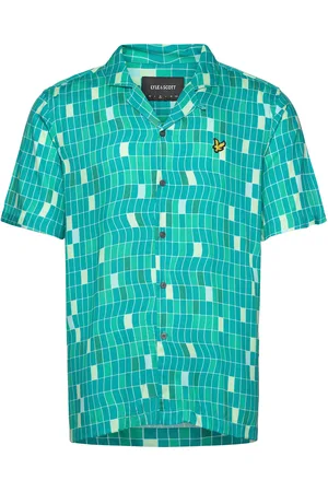 Lyle & Scott Pool Print Shirt Blue