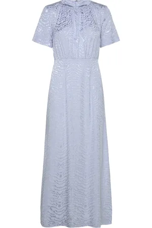 Object Objosani Ss Long Dress 132 Blue