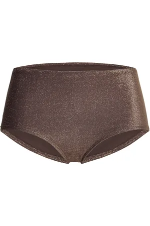 Lindex Brief Clara Hipster Lurex Brown