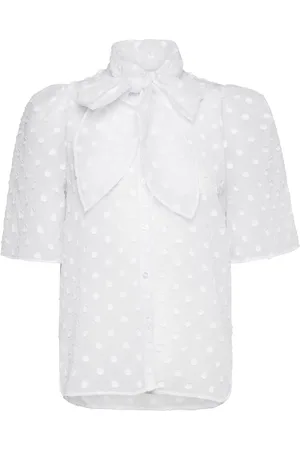 Stella Nova Shortsleeved Bow Shirt White