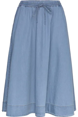 Lollys Laundry Bristolll Midi Skirt Blue