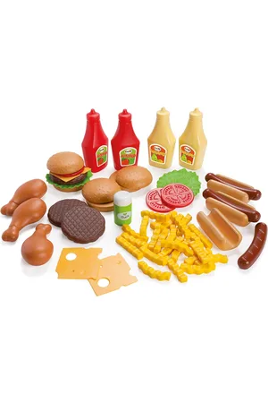 Dantoy Bbq Playfood-56 Pcs Ctn. Patterned
