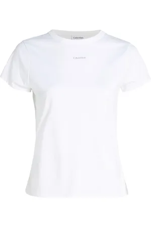 Calvin Klein Nano Logo Slim T-Shirt White
