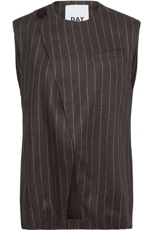 DAY Birger et Mikkelsen Enid - Casual Linen Stripe Brown