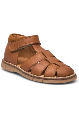 Pom Pom Classic™ Velcro Sandal Brown