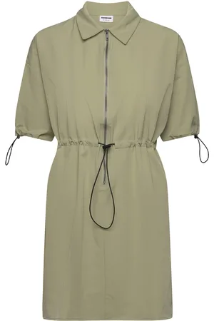 Noisy May Nmkirby 2/4 Shirtdress Wvn Noos Green