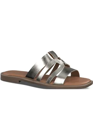 Tamaris Women Slides Gold