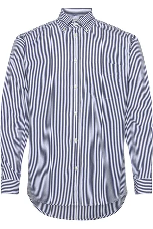 Les Deux Kent Poplin Shirt Blue